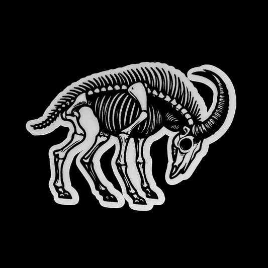 Mouflon skeleton sticker