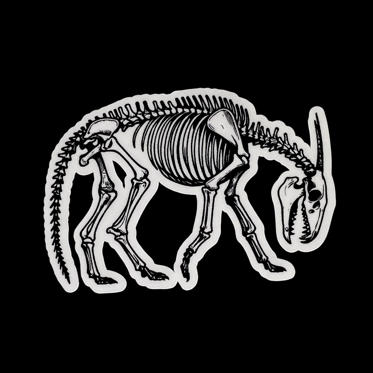 Antilope skeleton sticker
