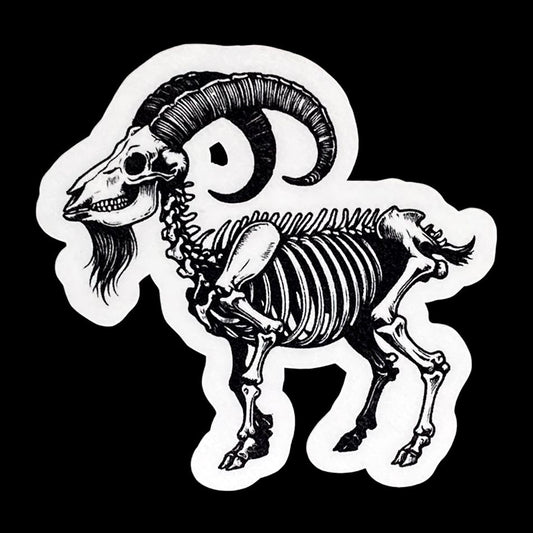 Goat skeleton sticker