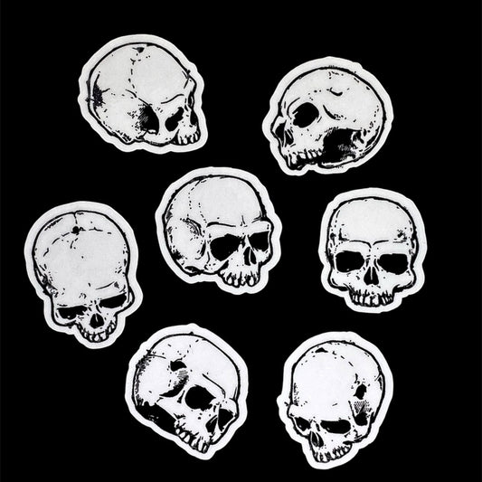 Human Skull Sticker Set
